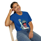 Resist - Patriotic Statue of Liberty T-Shirt - Unisex Softstyle Tee