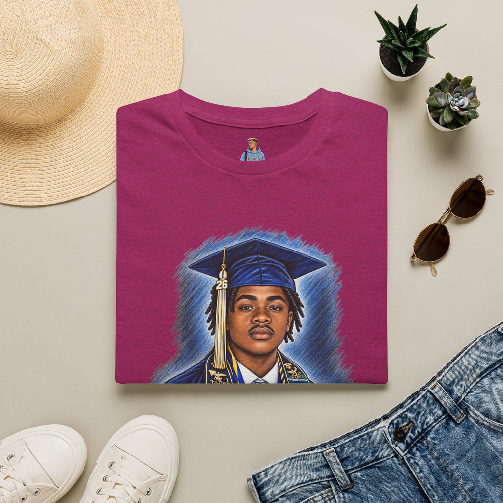 Portrait Front and Back - In Memory of Pierre Damas Bel T-Shirt