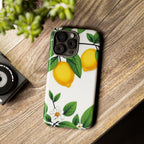 Lemon Blossom Tough Phone Case for iPhone