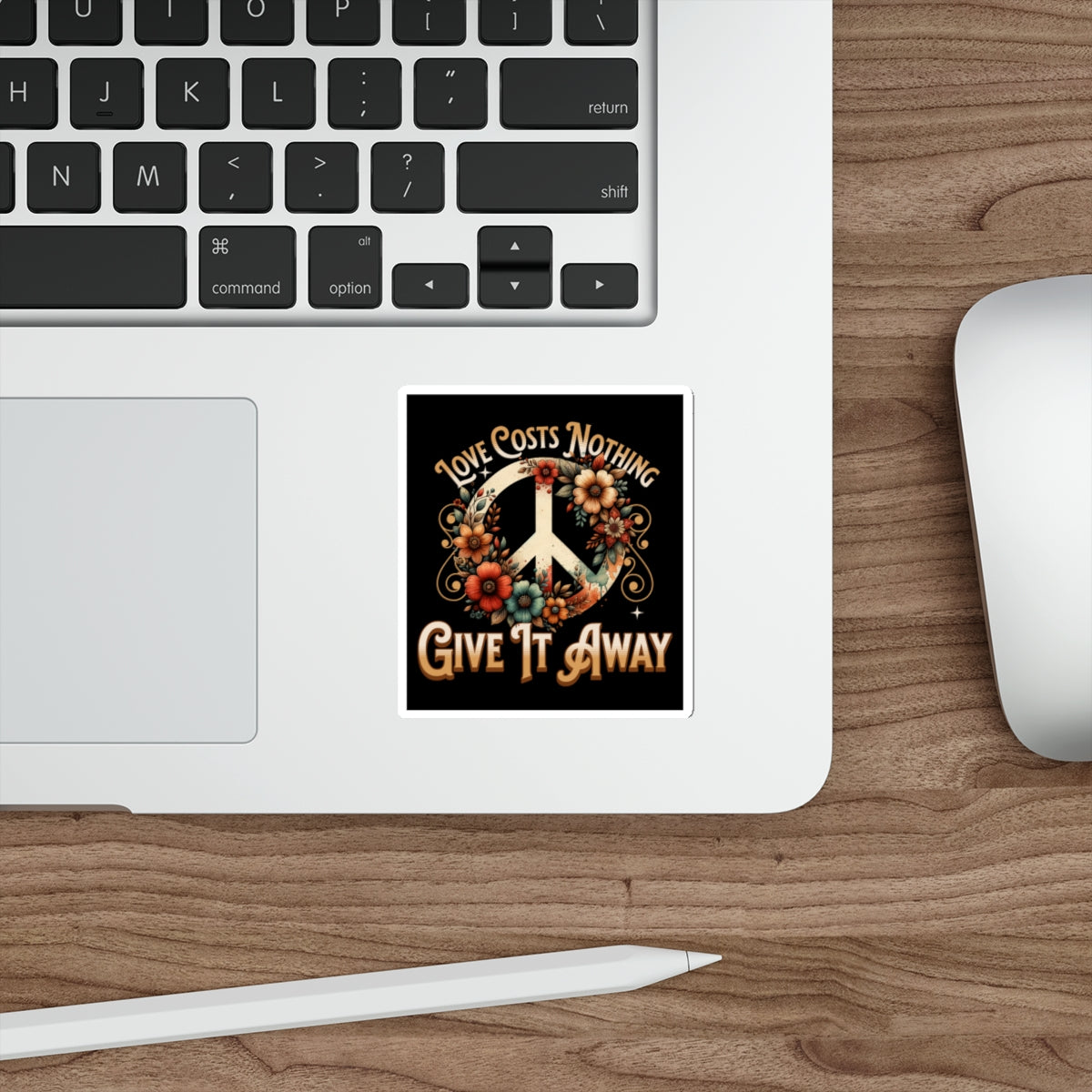 Die-Cut Stickers - Love Costs Nothing, Give It Away