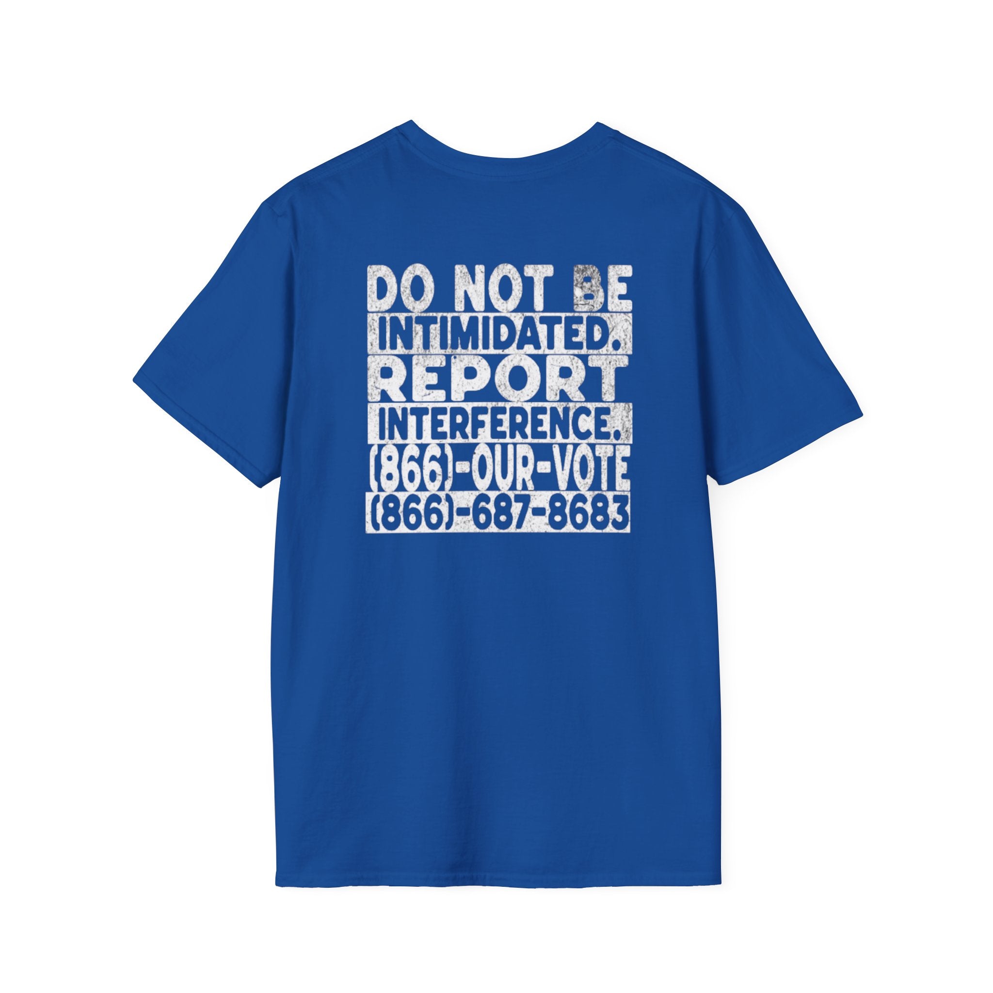 Do Not Be Intimidated Know Your Rights Voting Tee-English