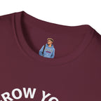 Grow Your Own Way Trans Pride Unisex T-Shirt - Floral Design for Garden Lovers