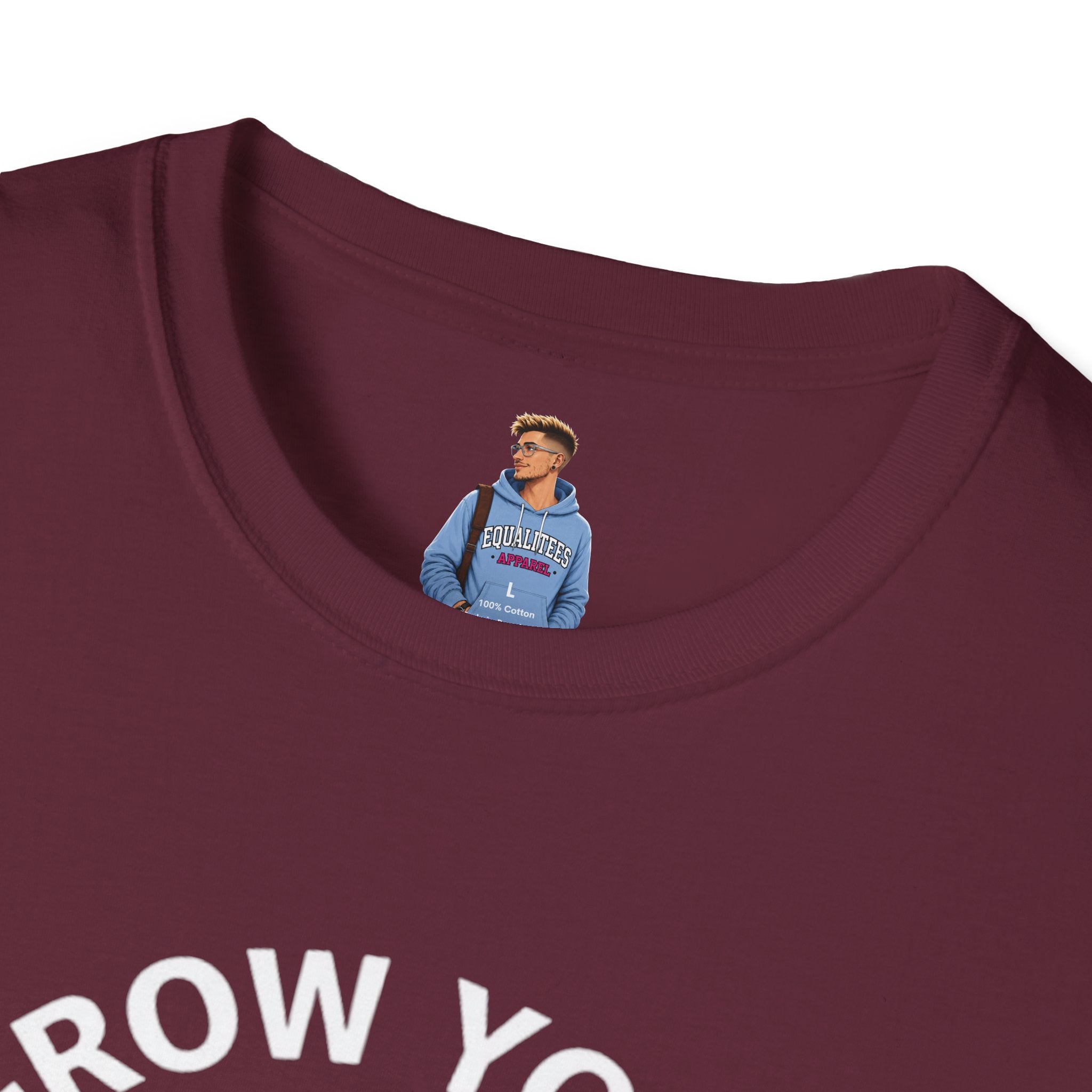 Grow Your Own Way Trans Pride Unisex T-Shirt - Floral Design for Garden Lovers