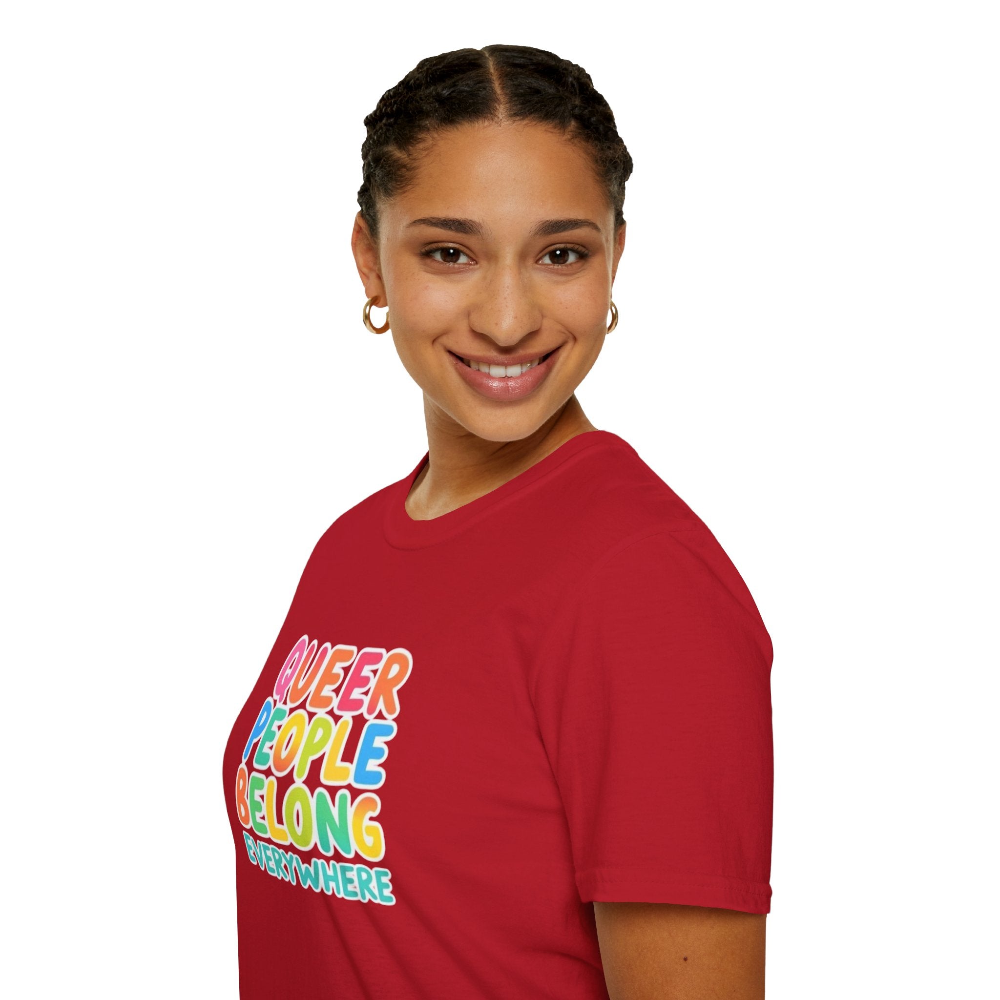 QUEER PEOPLE BELONG EVERYWHERE T-Shirt