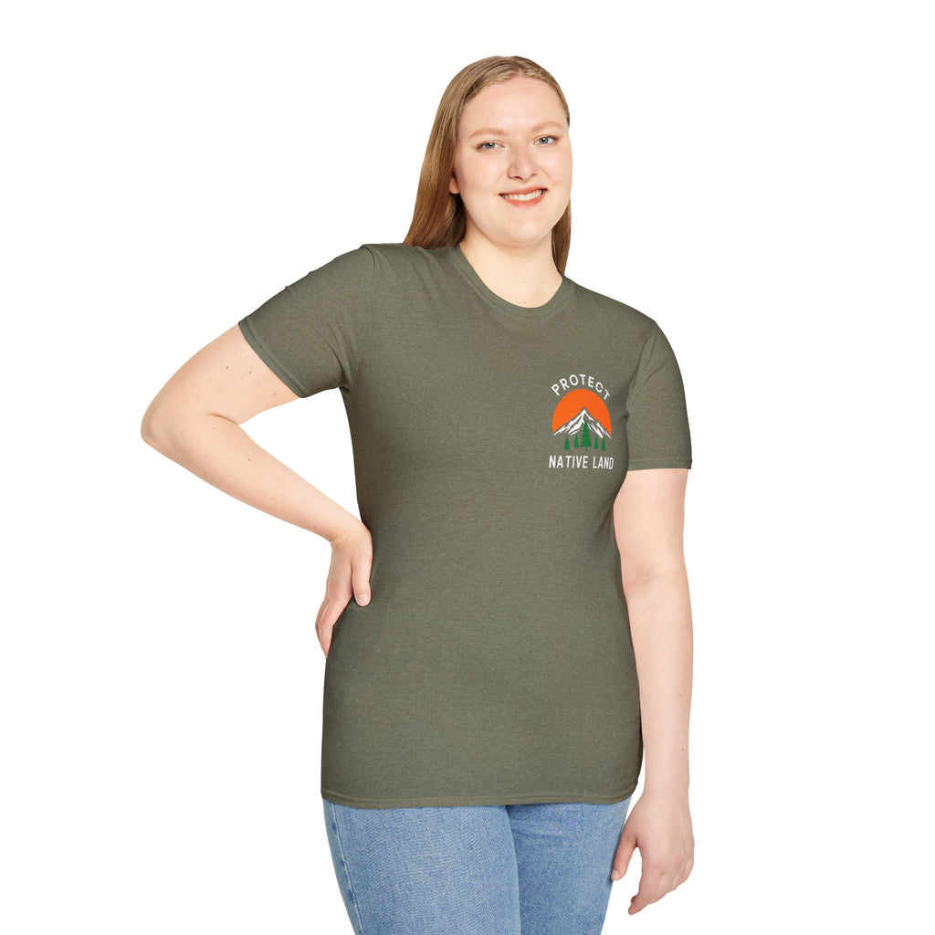 Protect Native Land Softstyle Unisex T-shirt