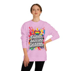 Educate, Advocate, Celebrate Unisex Crew Neck Sweatshirt - Empowerment Apparel