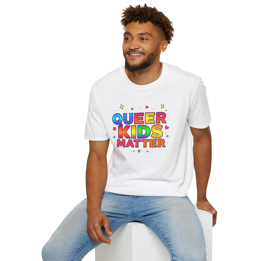 Colorful Queer Kids Matter Pride T-Shirt