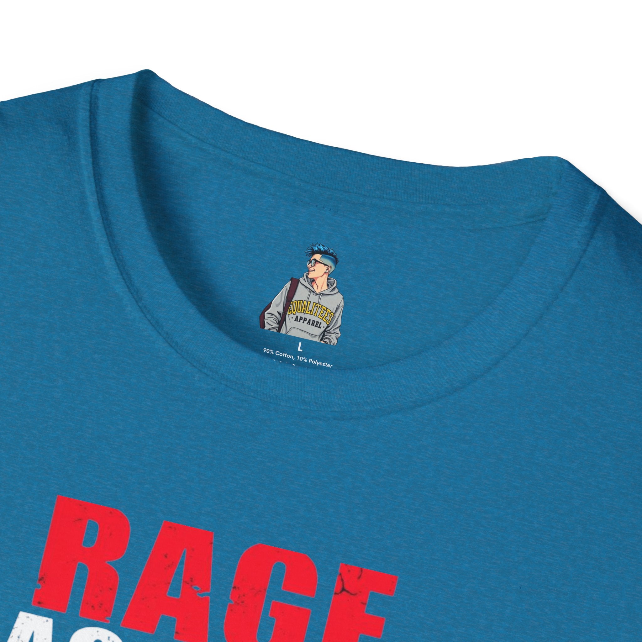 Unisex Softstyle T-Shirt - "Rage Against the BS" Graphic Tee