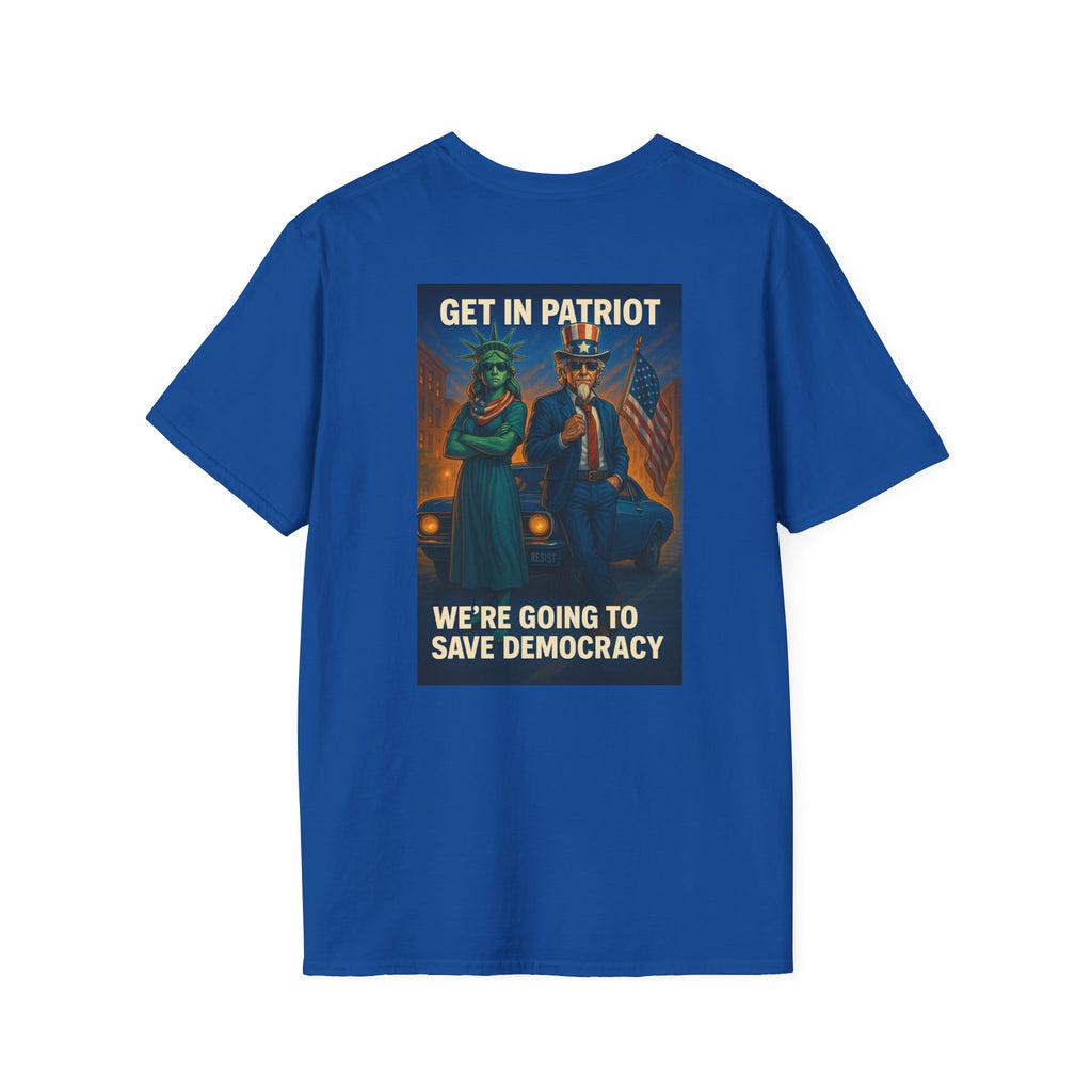 Patriotic Activism T-Shirt - Our Resistance Matters & Save Democracy Designs