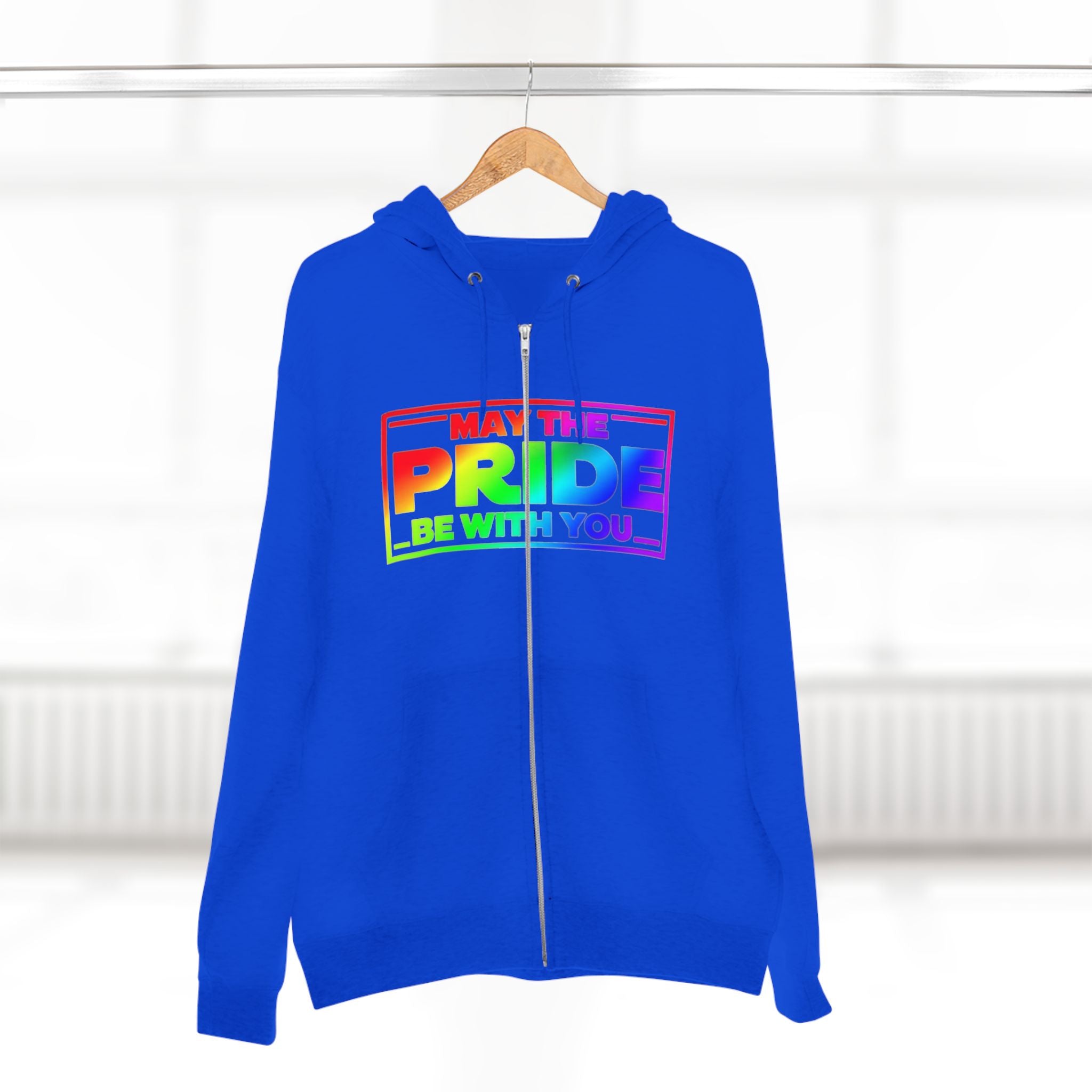 Pride Zip Hoodie - "May the Pride Be with You" Unisex