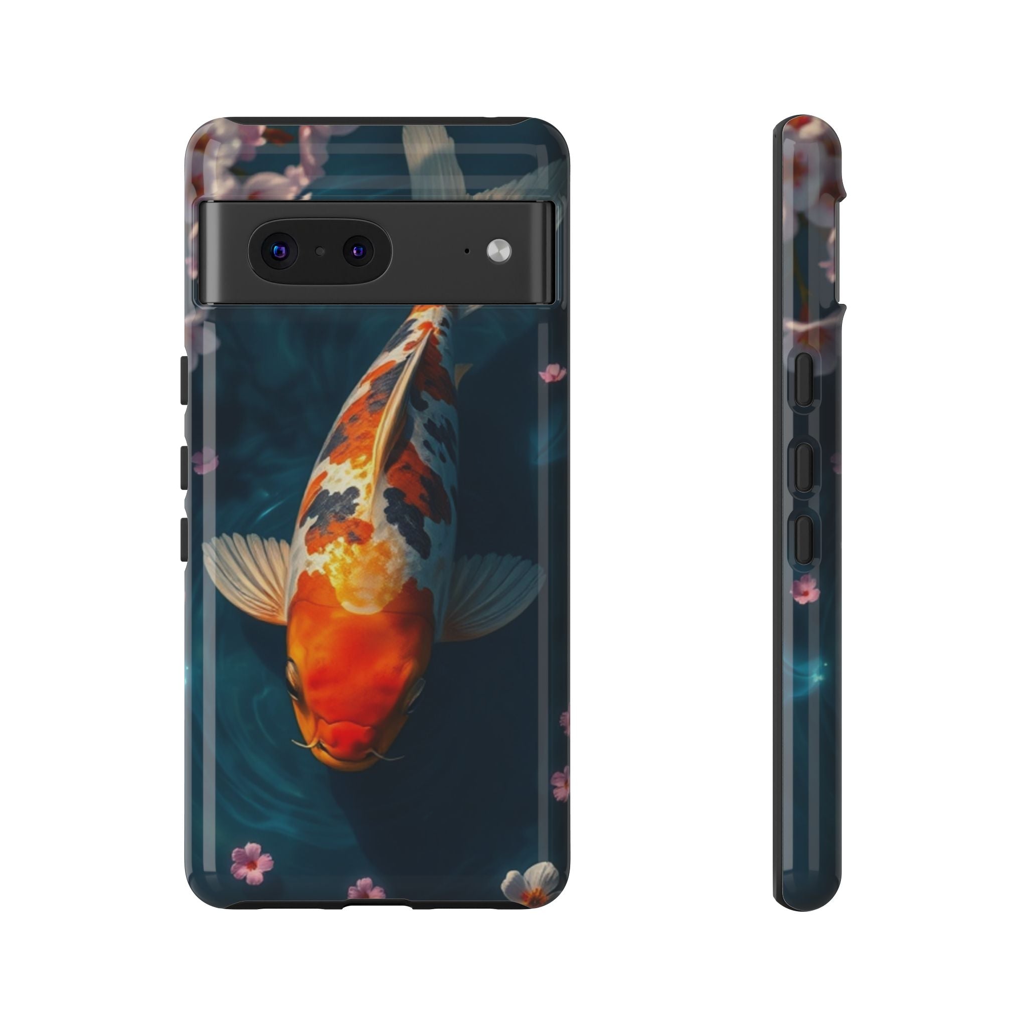 Peaceful Koi Cherry Blossom Tough Cases For Android & iPhone
