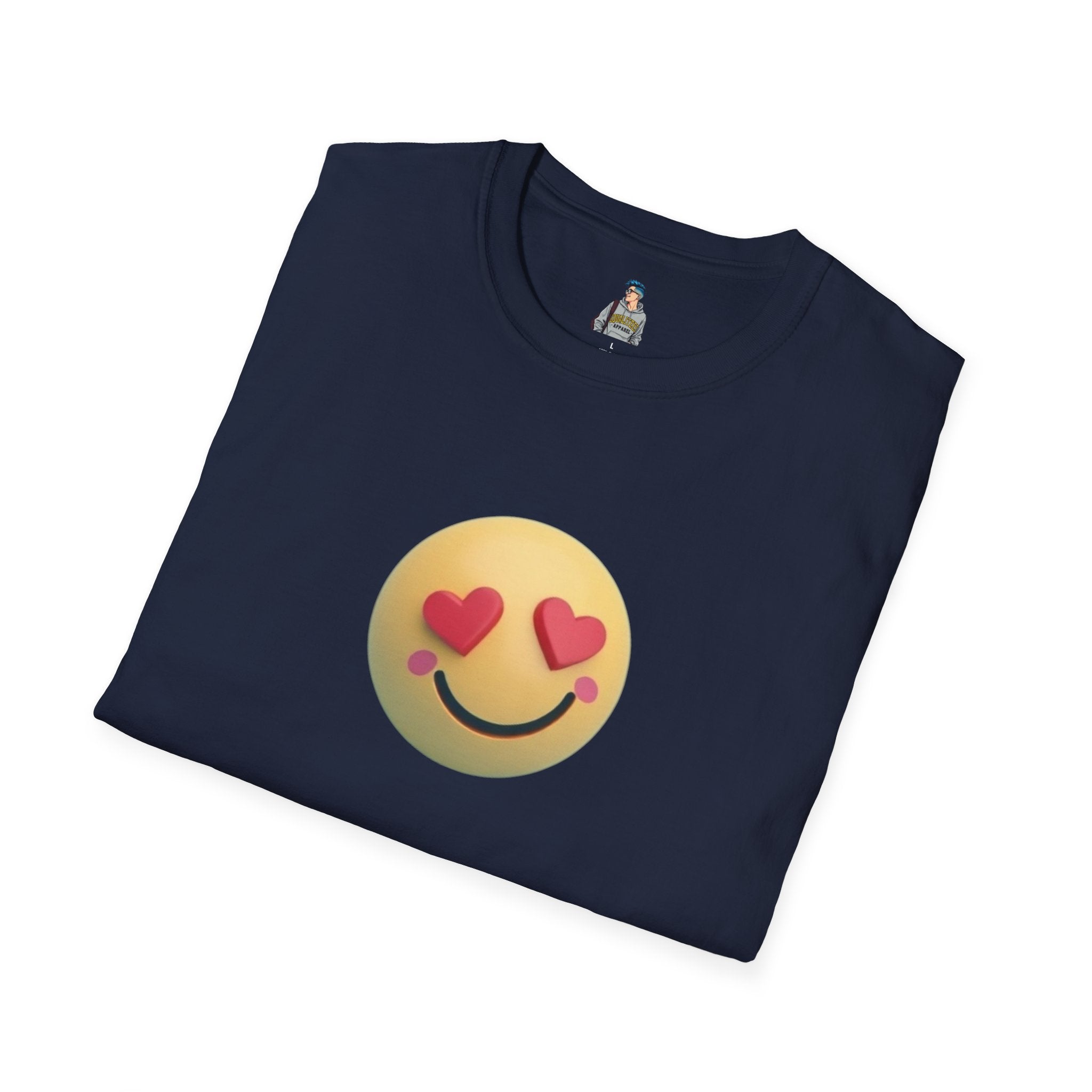 Heart Eyes Emoji - Unisex Softstyle T-Shirt