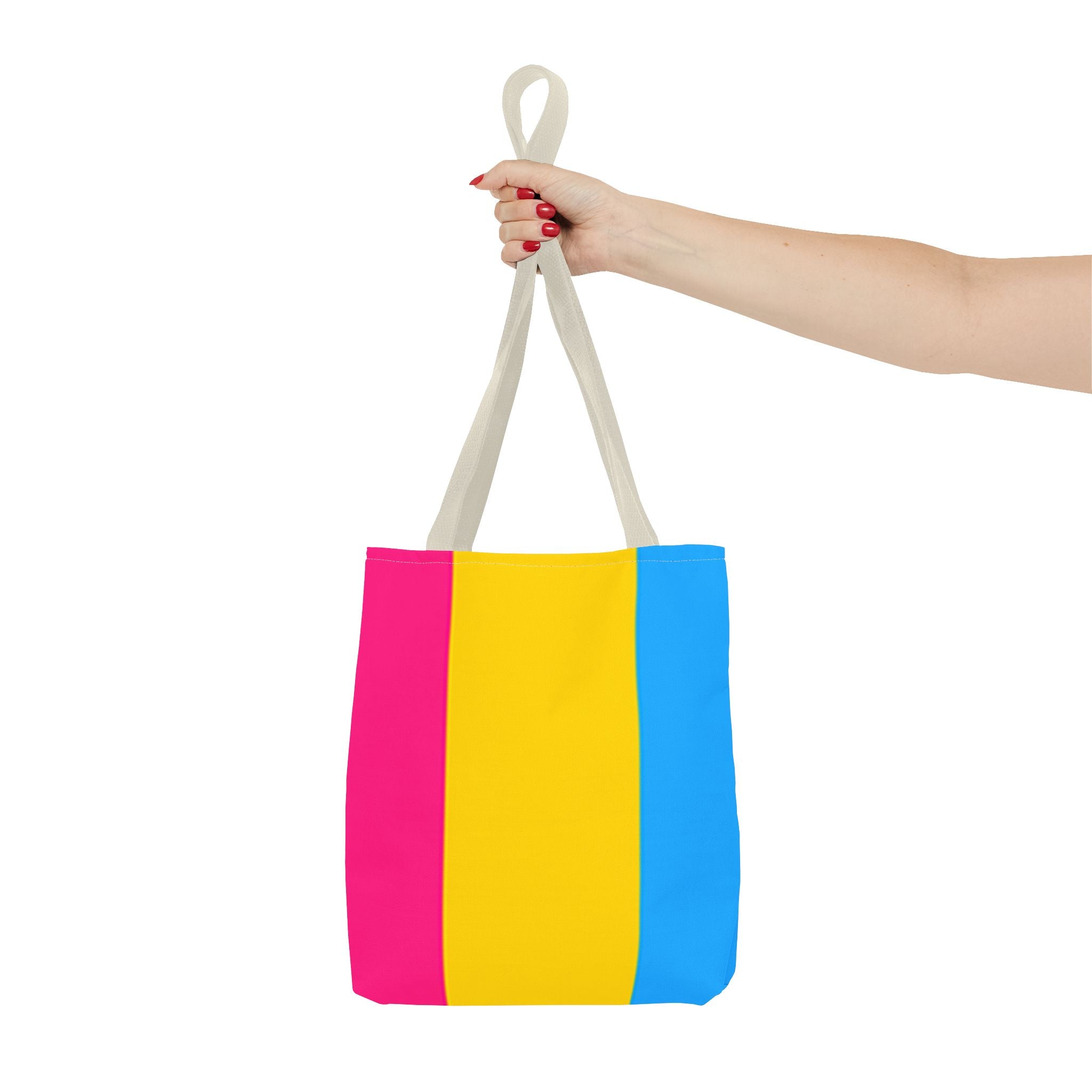 Pansexual Pride Flag Tote Bag