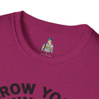 Unisex Softstyle T-Shirt - 'Grow Your Own Way' Floral Design for Queer Pride