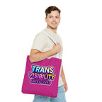 Trans Visibility Saves Lives Tote Bag