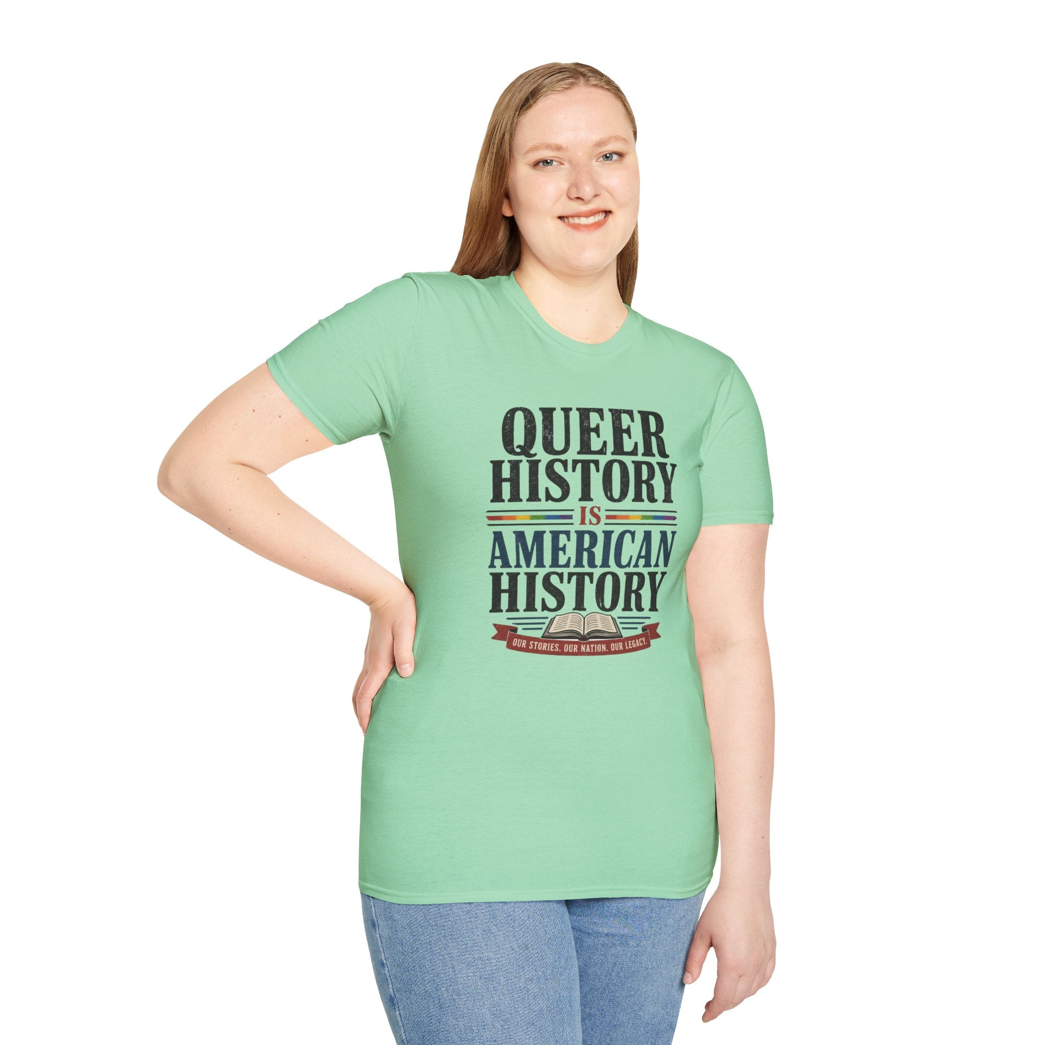 Queer History Is American — Graphic T-Shirt
