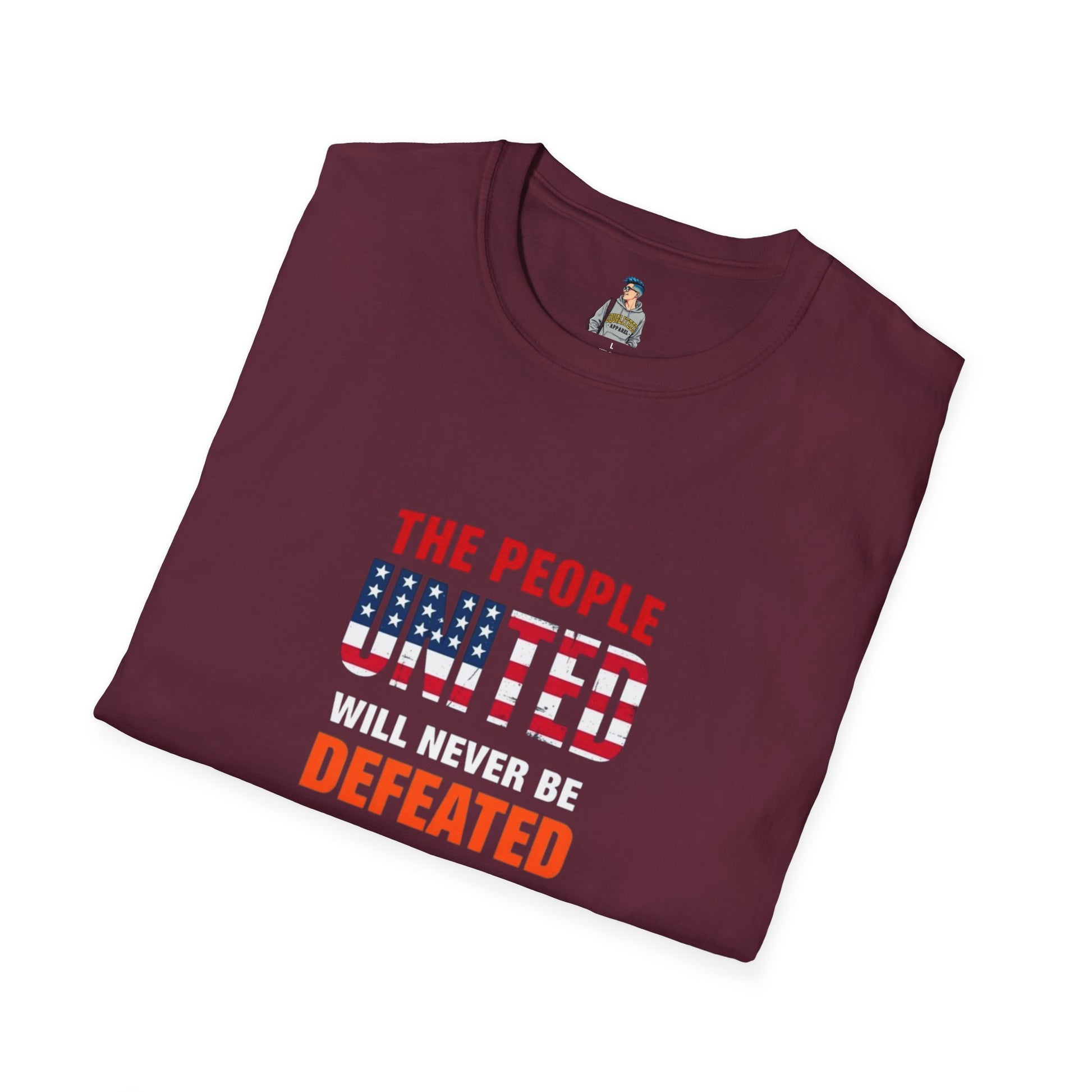 Unisex Softstyle T-Shirt - 'The People United' & 'MAGA Values Are NOT American Values' Graphic Tee
