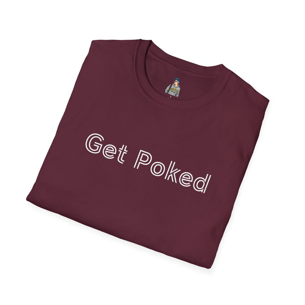 Unisex Softstyle T-Shirt - "Get Poked - Vaccines Save Lives" Statement Tee