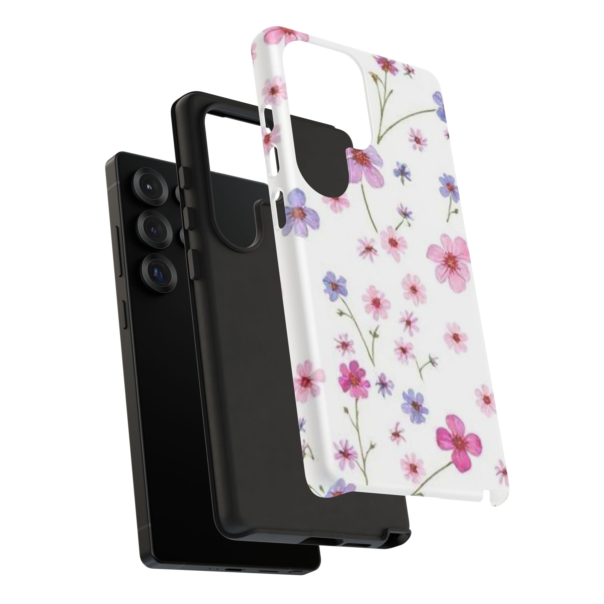 Pink Wildflower Tough Case for Android