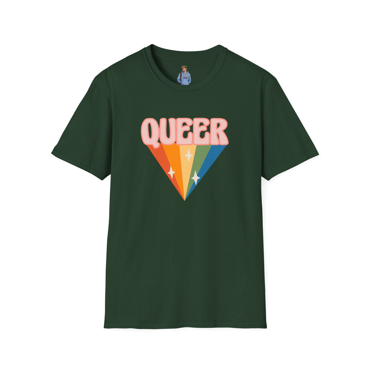 Queer Rainbow Sparkle Pride Tree Las Vegas T-Shirt