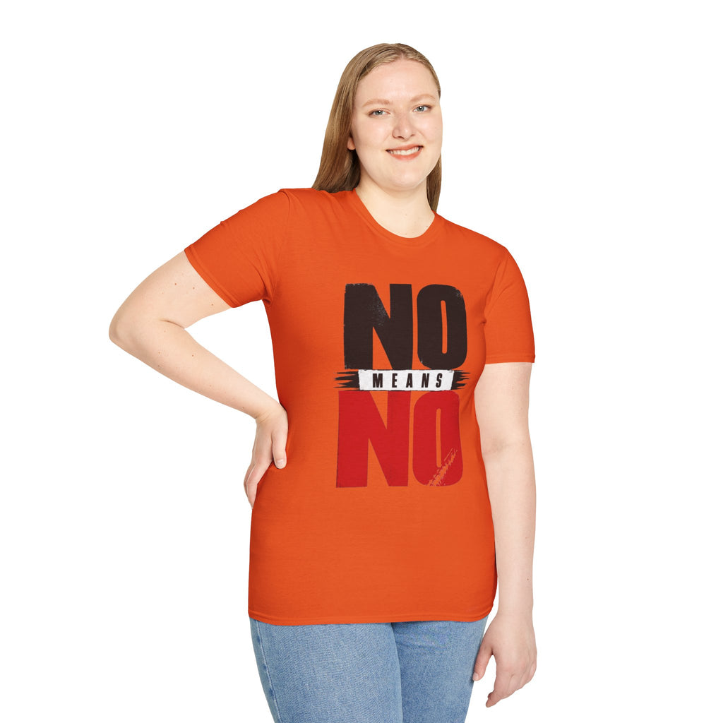 NO Means NO T-Shirt — Consent Awareness Graphic Tee