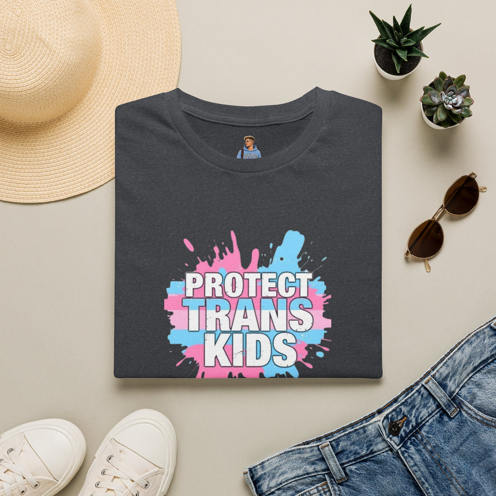 Protect Trans Kids Unisex Softstyle T-Shirt - Supportive LGBTQ+ Apparel