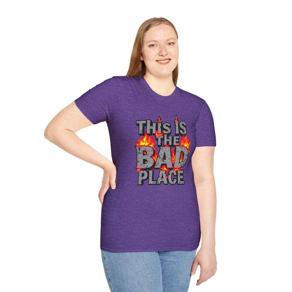 Funny Graphic T-Shirt: 'This is the Bad Place