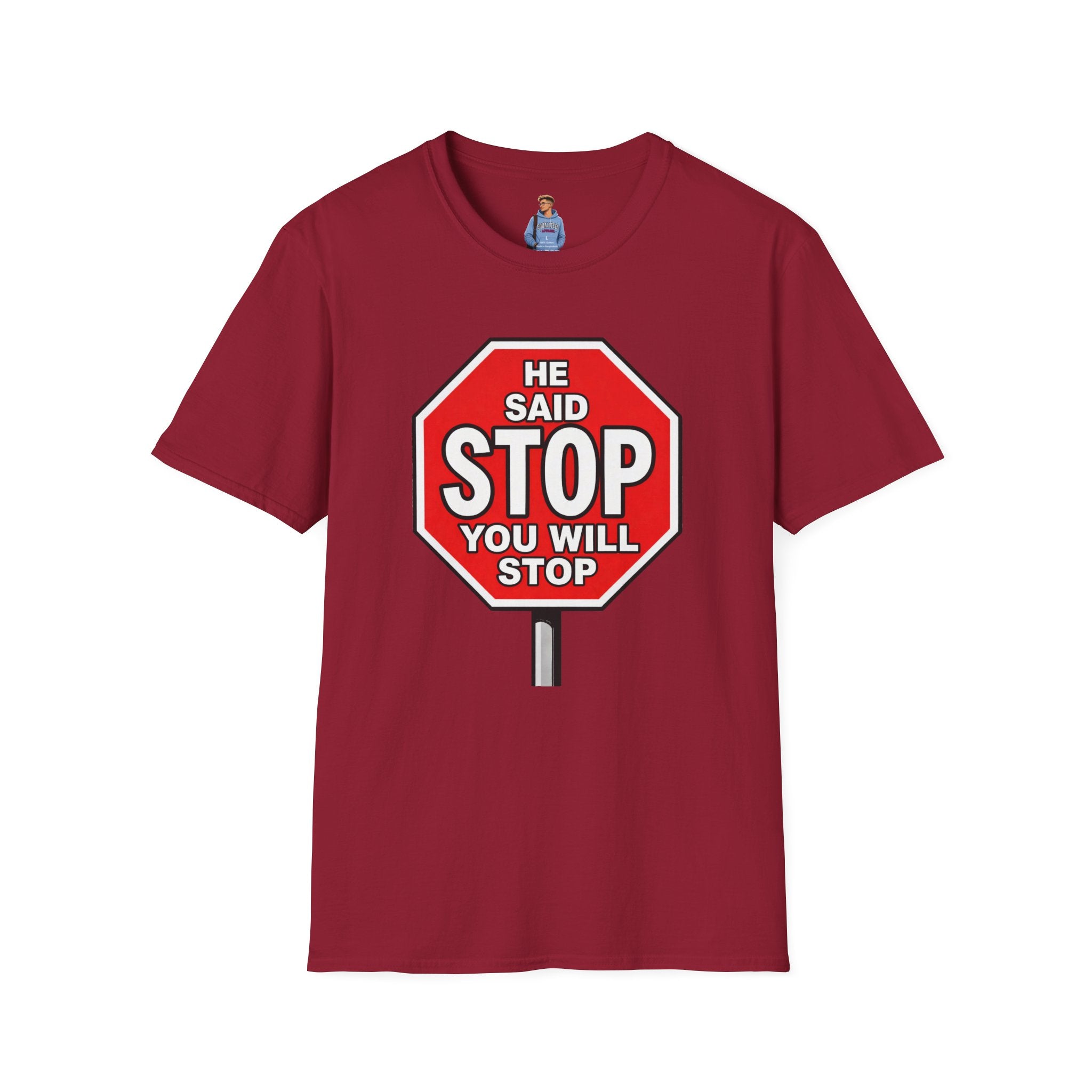 He Said Stop T-Shirt - Consent Awareness