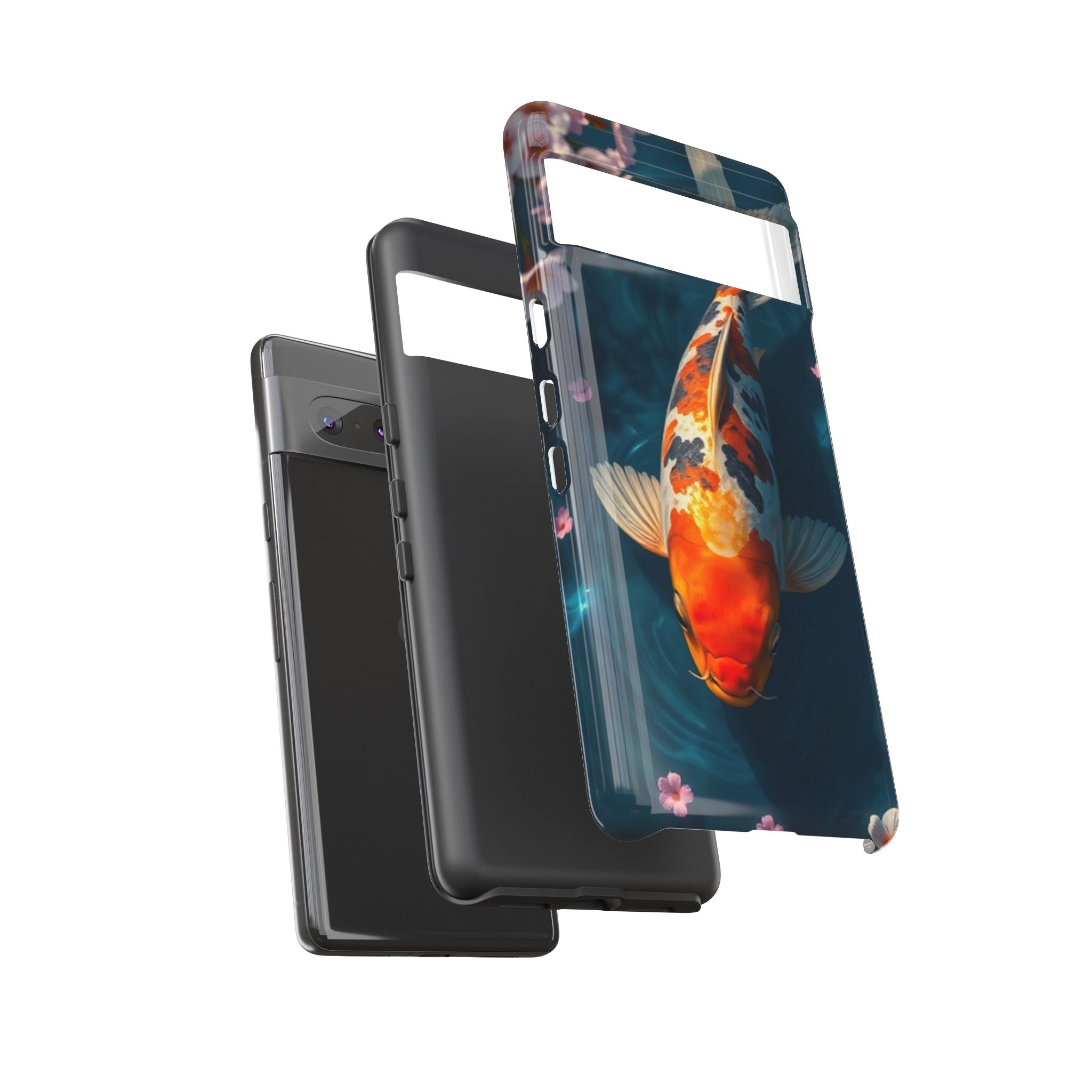 Peaceful Koi Cherry Blossom Tough Cases For Android & iPhone