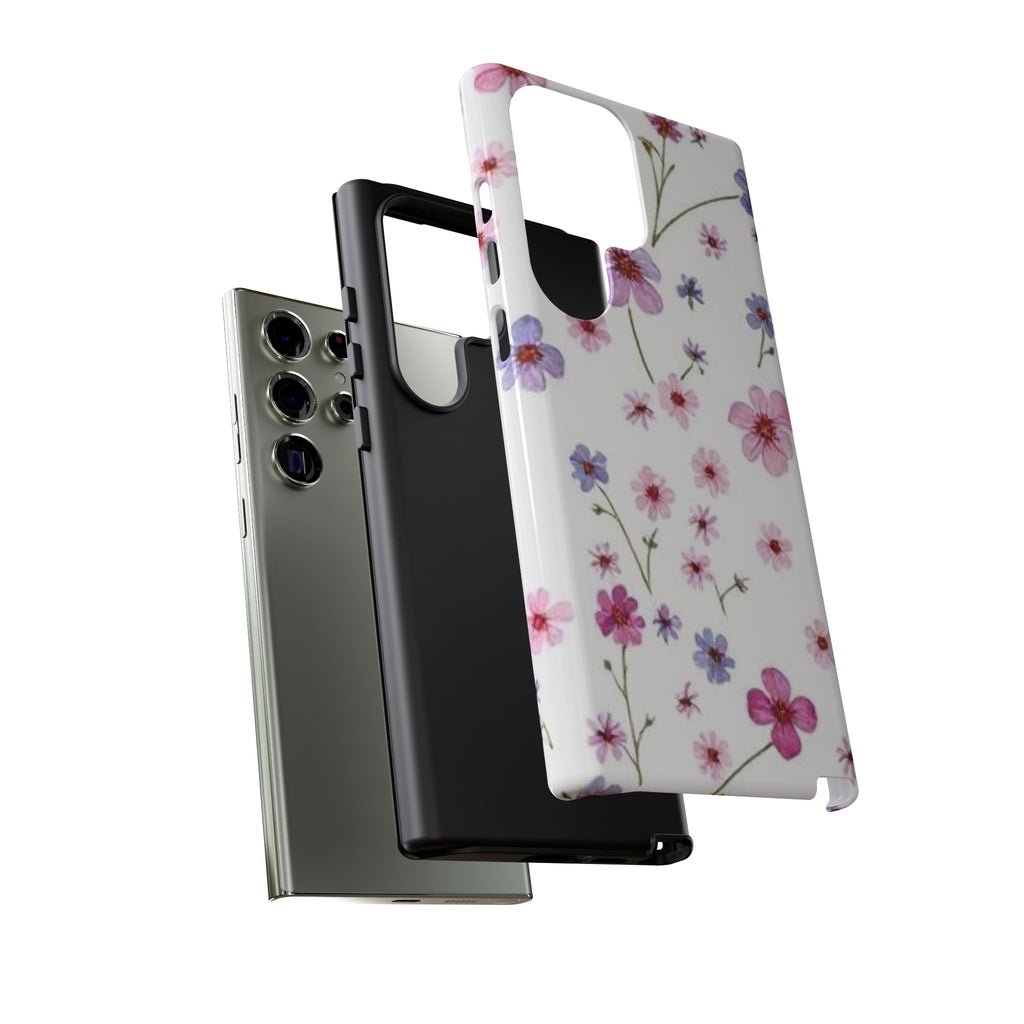 Pink Wildflower Tough Case for Android