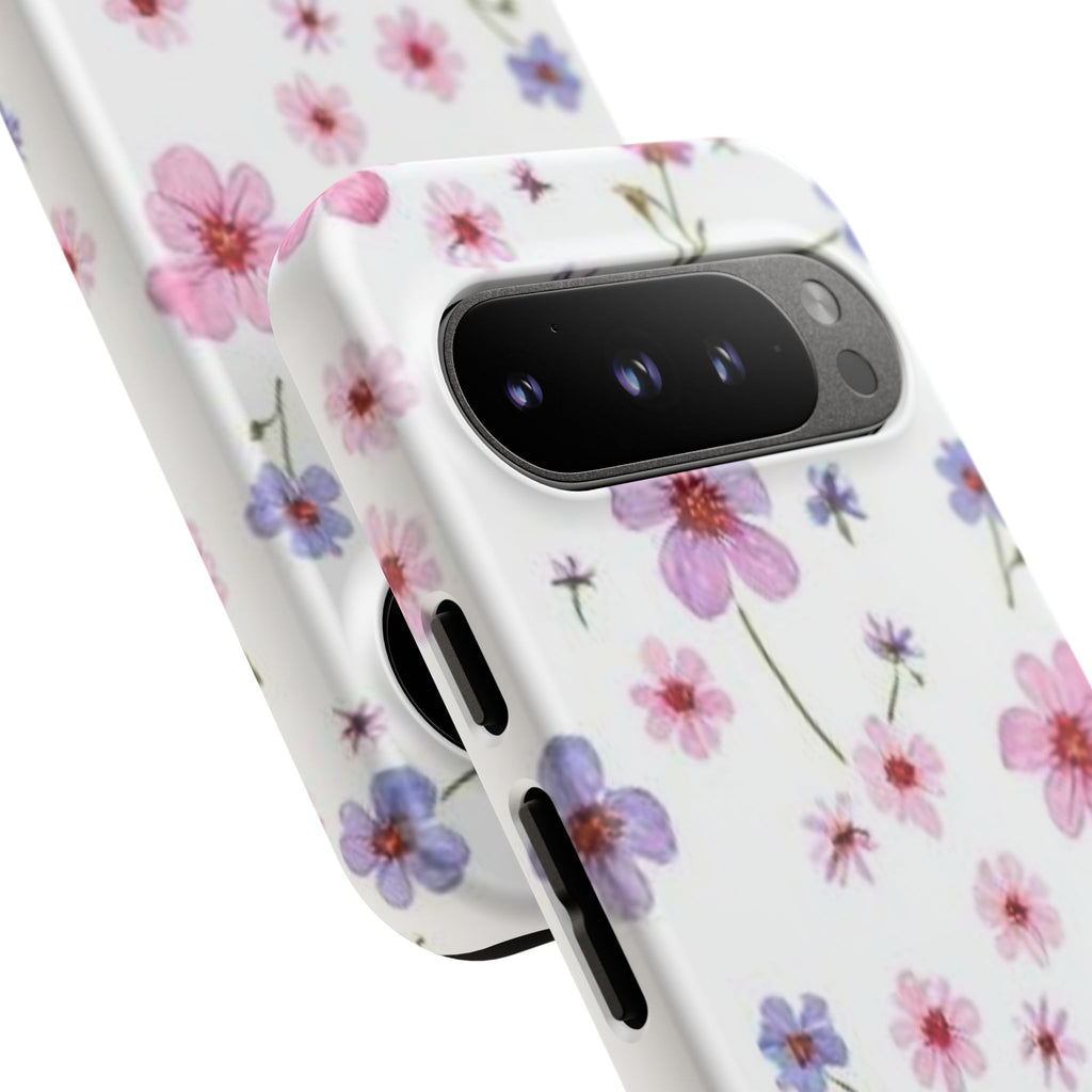 Pink Wildflower Tough Case for Android
