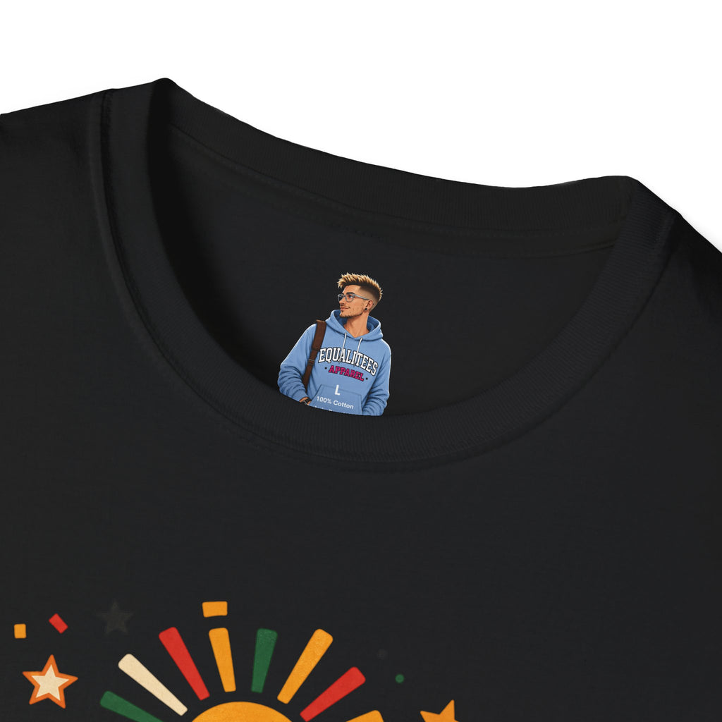 Juneteenth T-Shirt - "Happy Juneteenth" Retro Celebration Tee