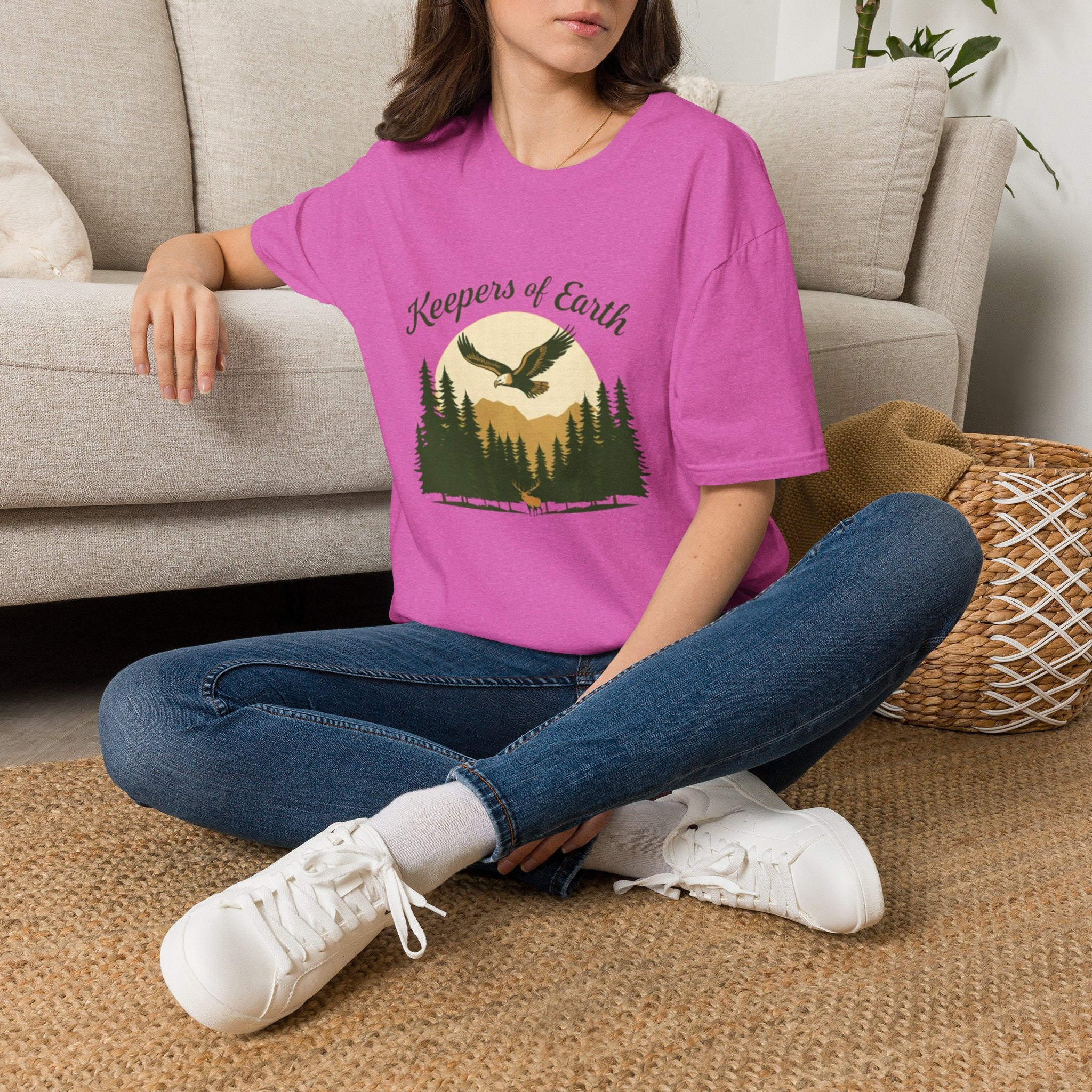Keepers of the Earth Eagle and Elk T-shirt
