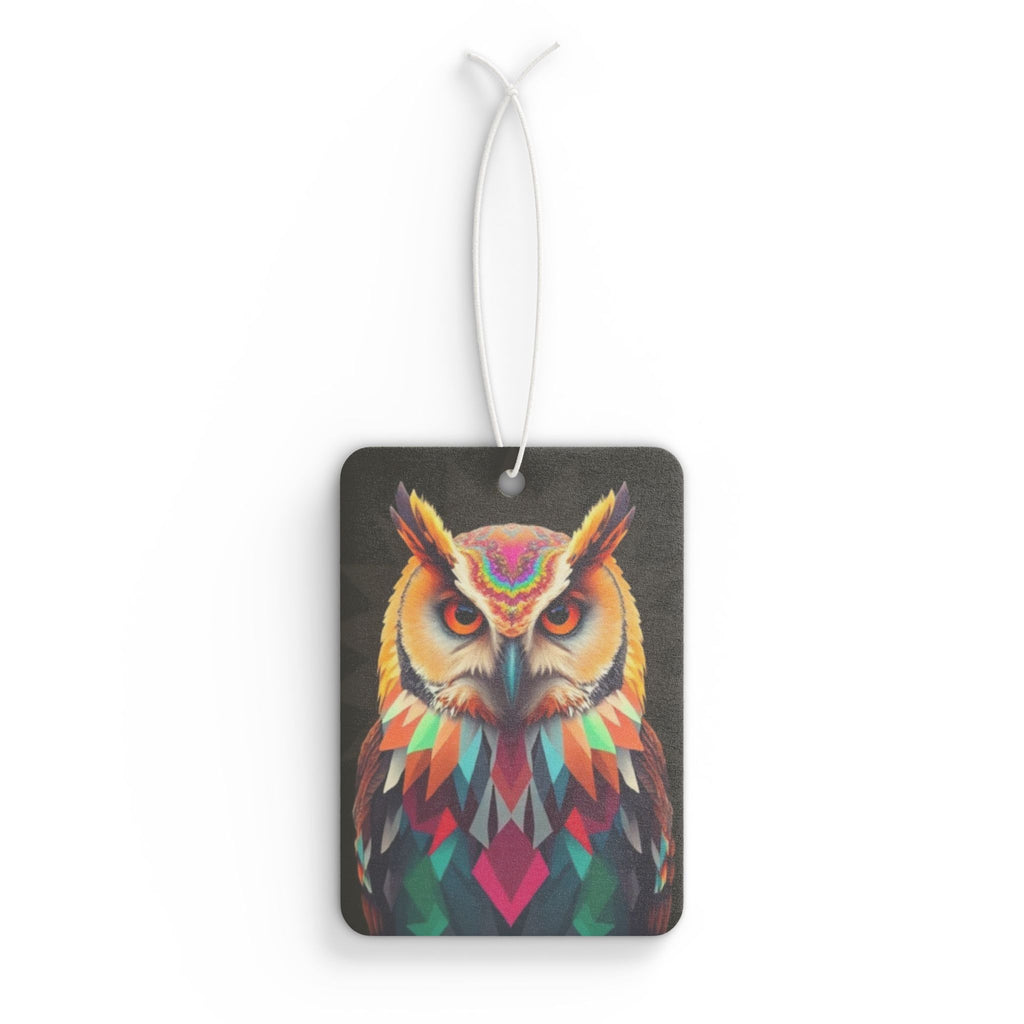 Fractal Owl - Car Air Freshener - Eclectic and Aromatic