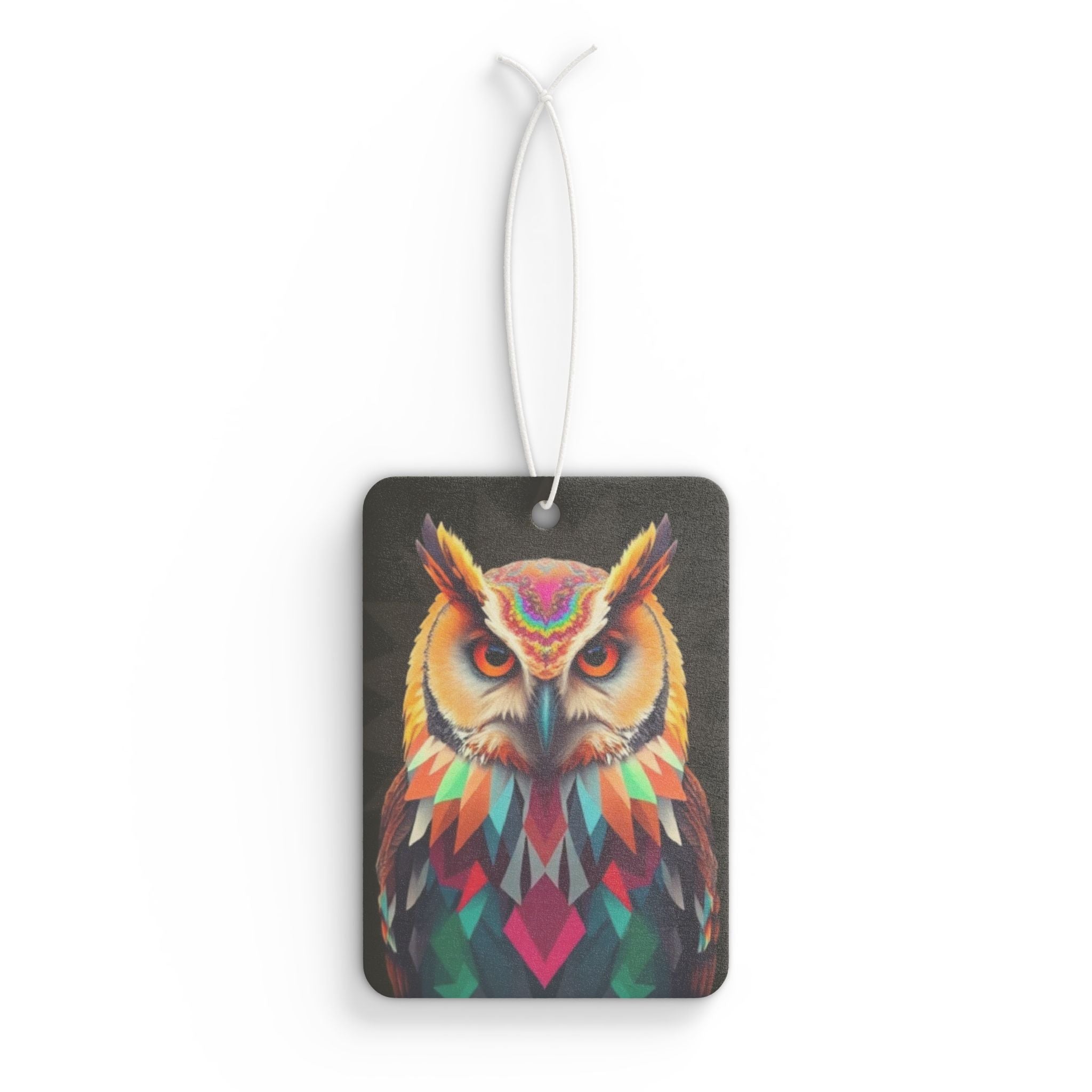 Fractal Owl - Car Air Freshener - Eclectic and Aromatic