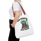 Stay Hydrated, Resist Fascism Design - Tote Bag