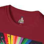Unisex Softstyle T-Shirt - 'Queer People Belong Everywhere' Pride Graphic Tee