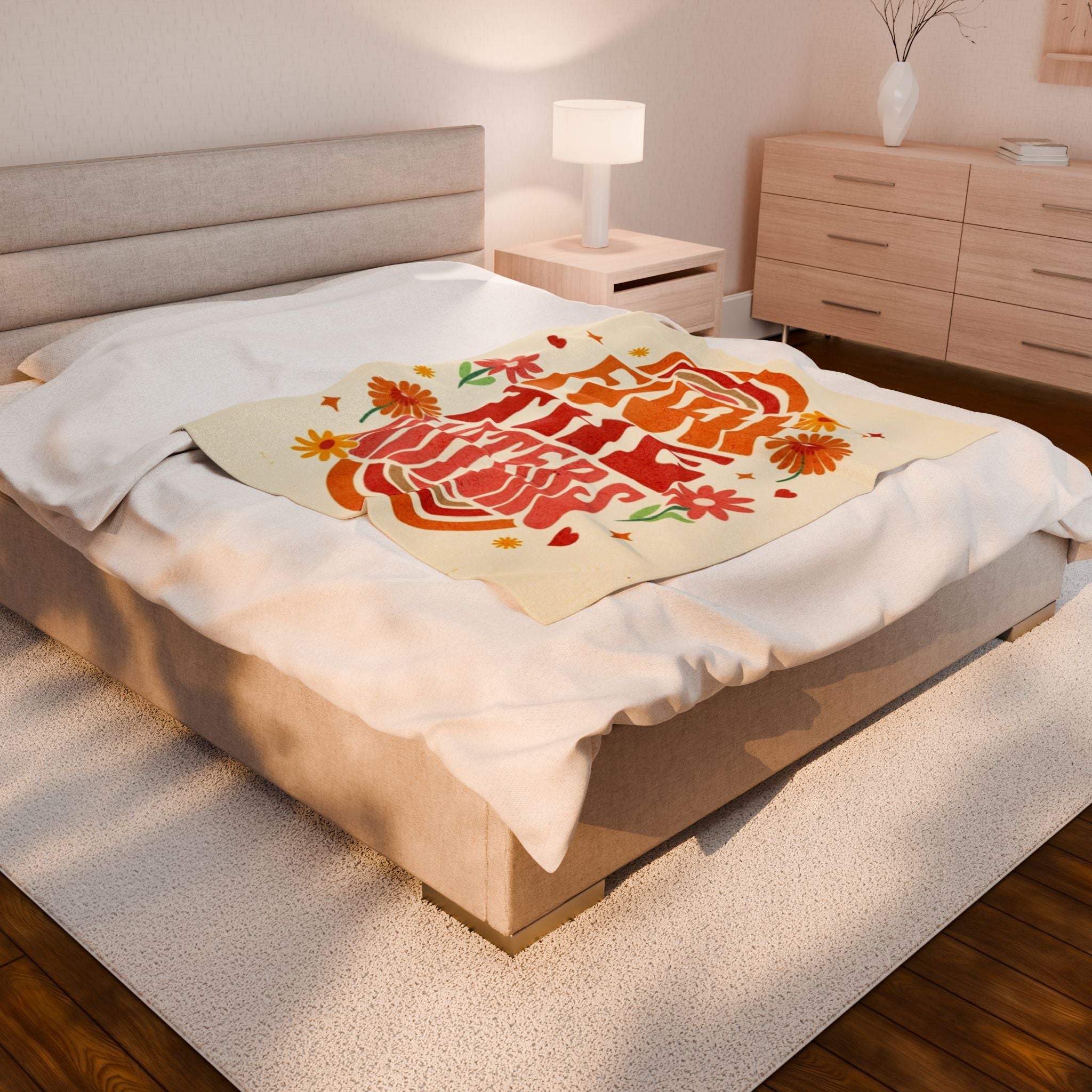 F*** The Haters Velveteen Plush Blanket – For Comfort and Warmth