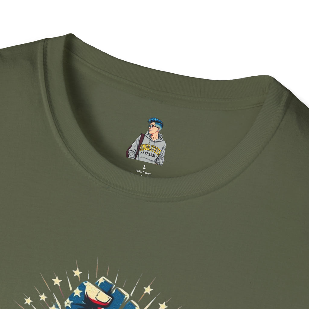 Patriotic Activism T-Shirt - Our Resistance Matters & Save Democracy Designs
