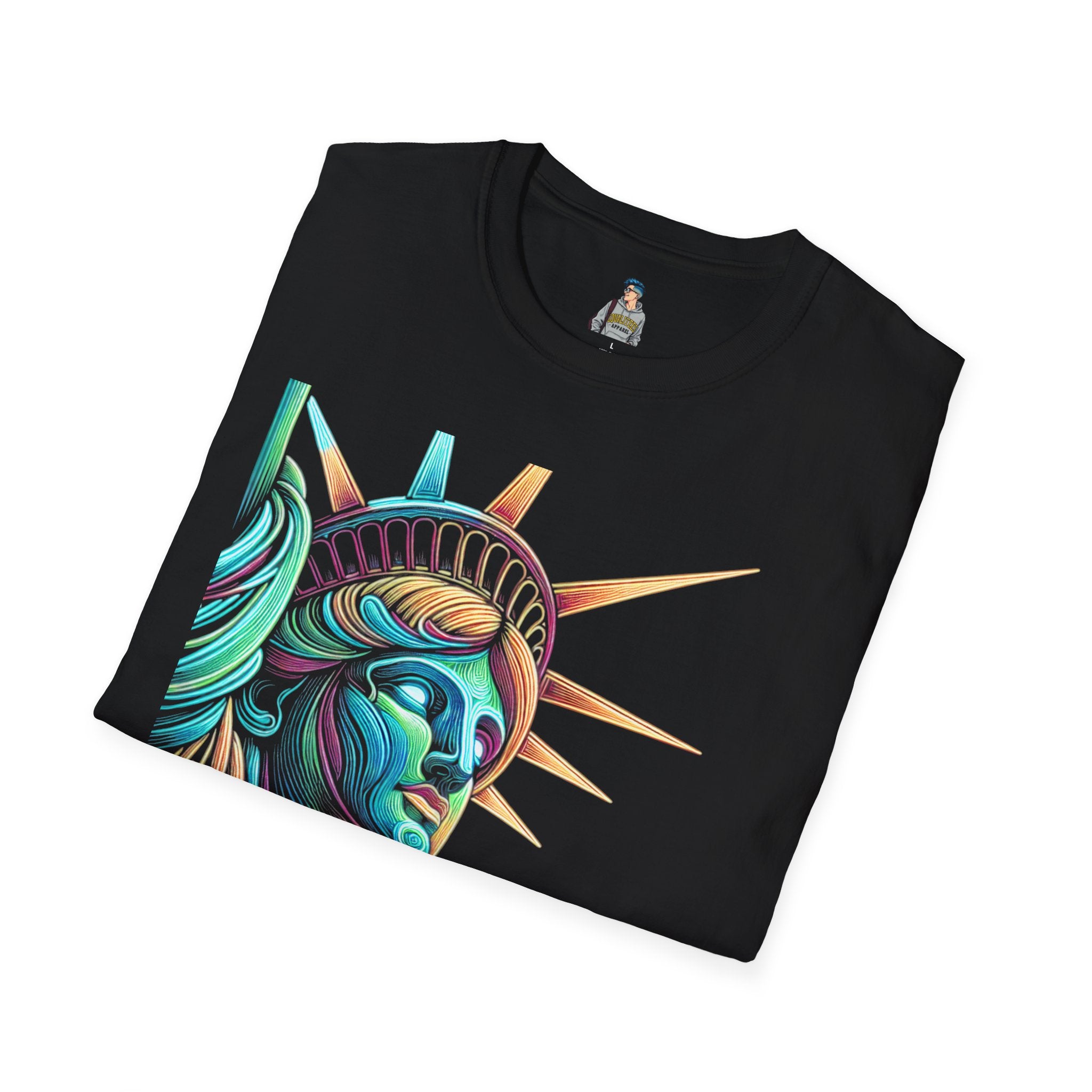 Lady Liberty - Softstyle Unisex T-Shirt