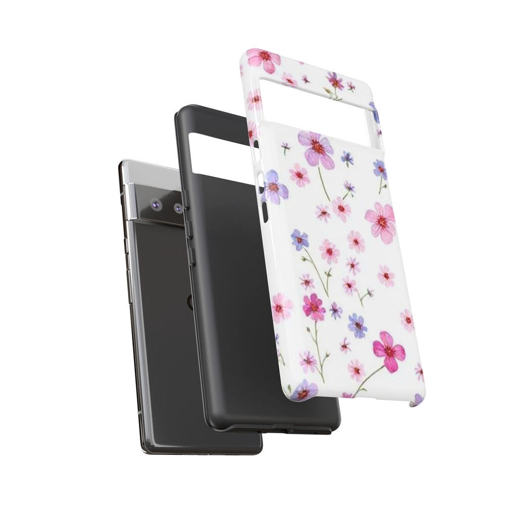 Pink Wildflower Tough Case for Android