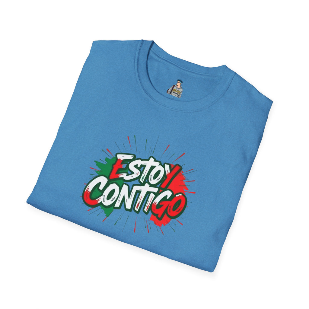 Estoy Contigo (I Am With You) Immigrants Make America Great Unisex Softstyle T-Shirt Classic Protest Tee
