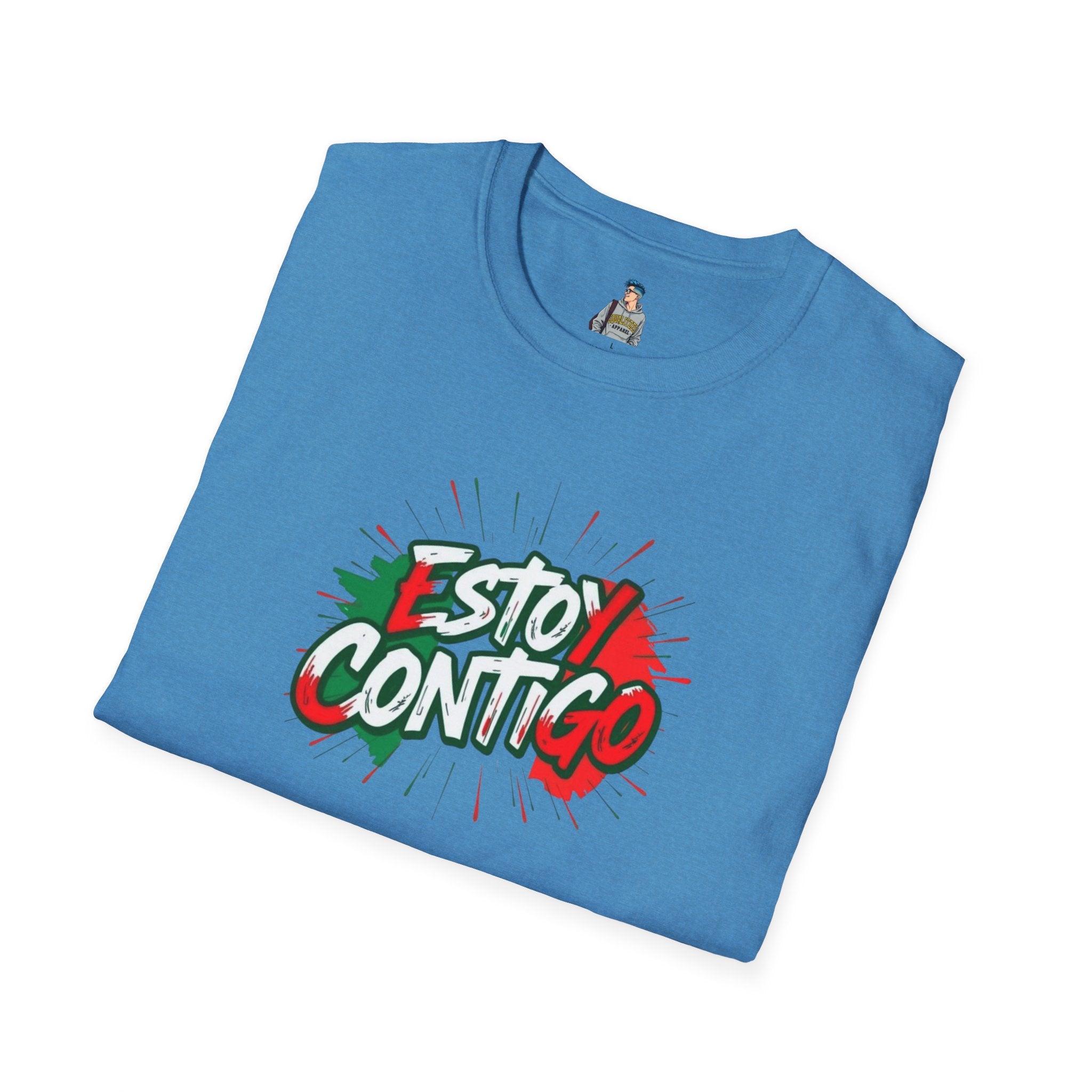 Estoy Contigo (I Am With You) Immigrants Make America Great Unisex Softstyle T-Shirt Classic Protest Tee