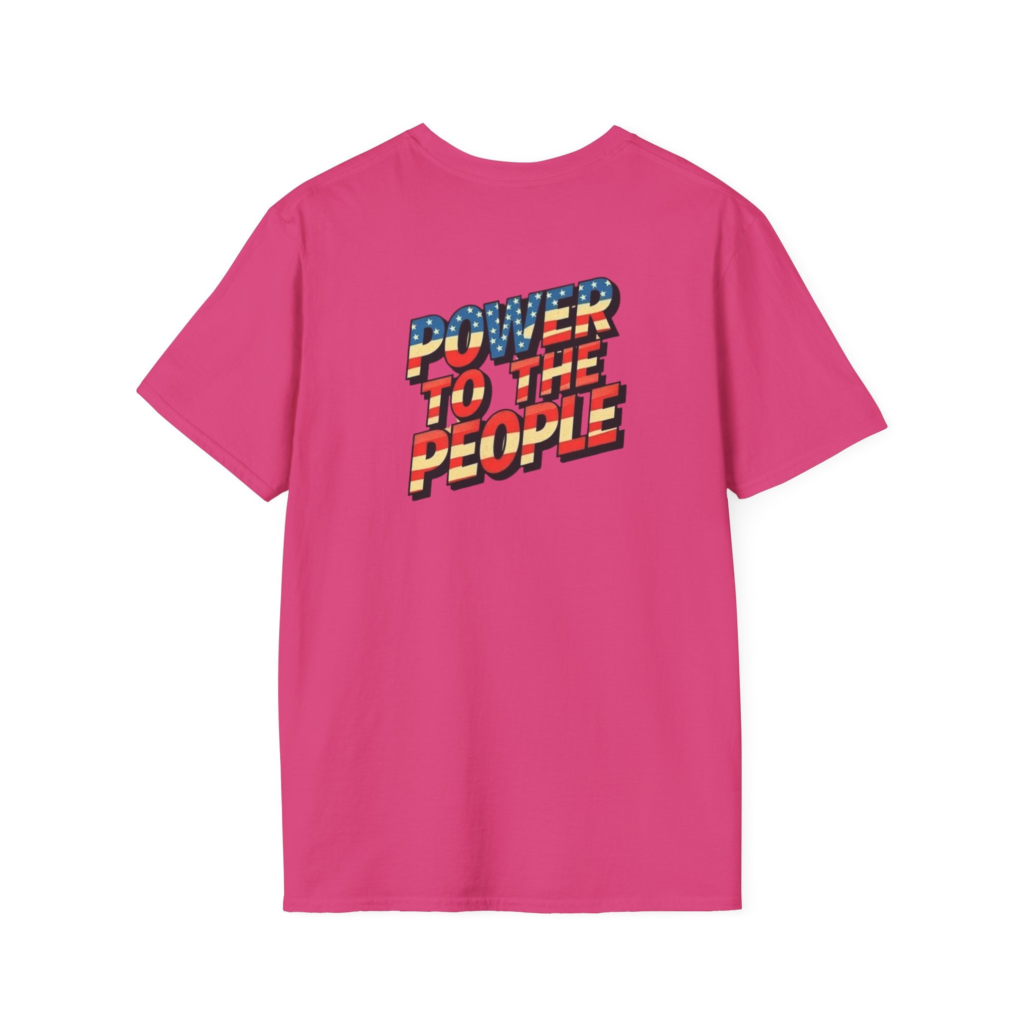 Power to the People Unisex Softstyle T-Shirt Classic Protest Tee