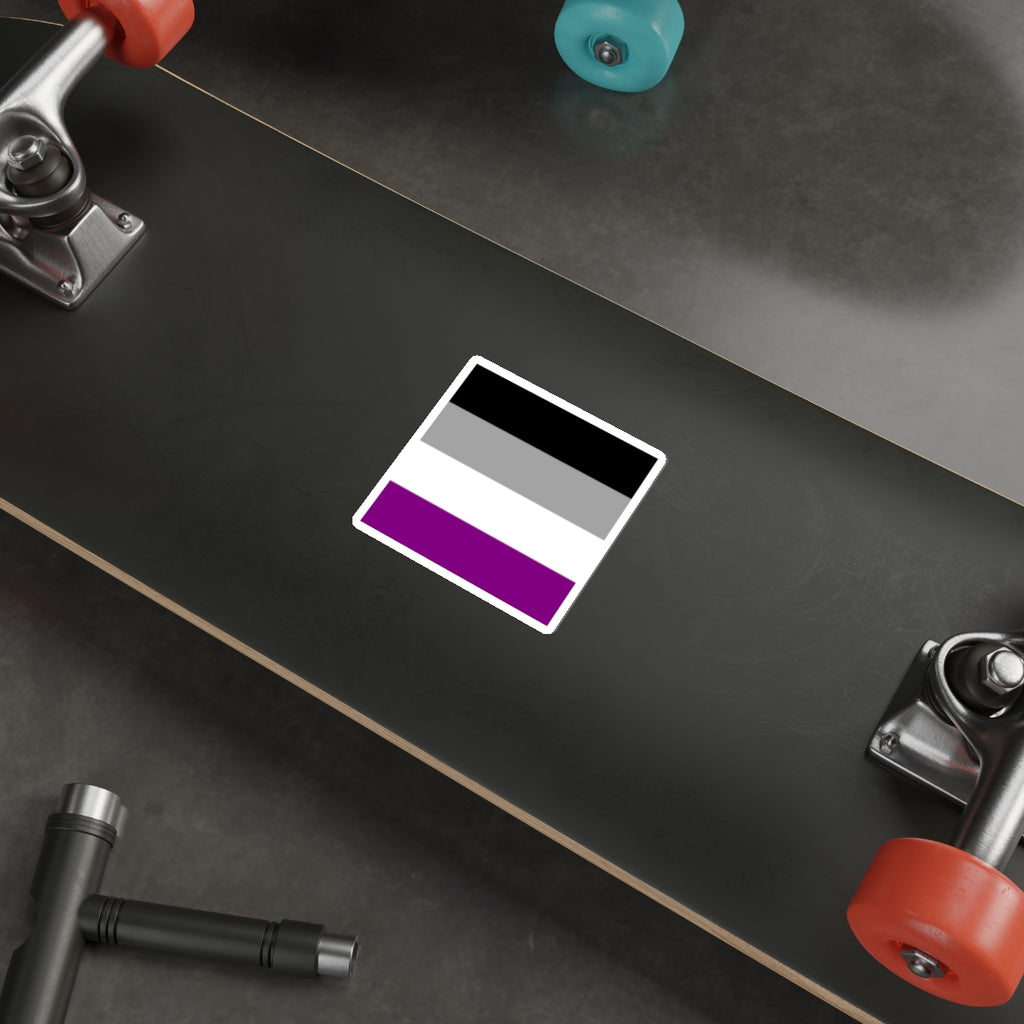 Die-Cut Stickers - Asexual Pride Flag