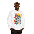 Educate, Advocate, Celebrate Unisex Crew Neck Sweatshirt - Empowerment Apparel