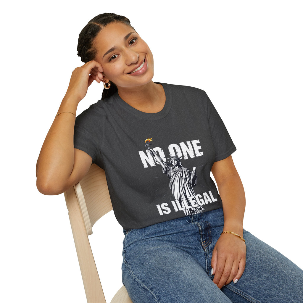 No One Is Illegal Graphic T-shirt