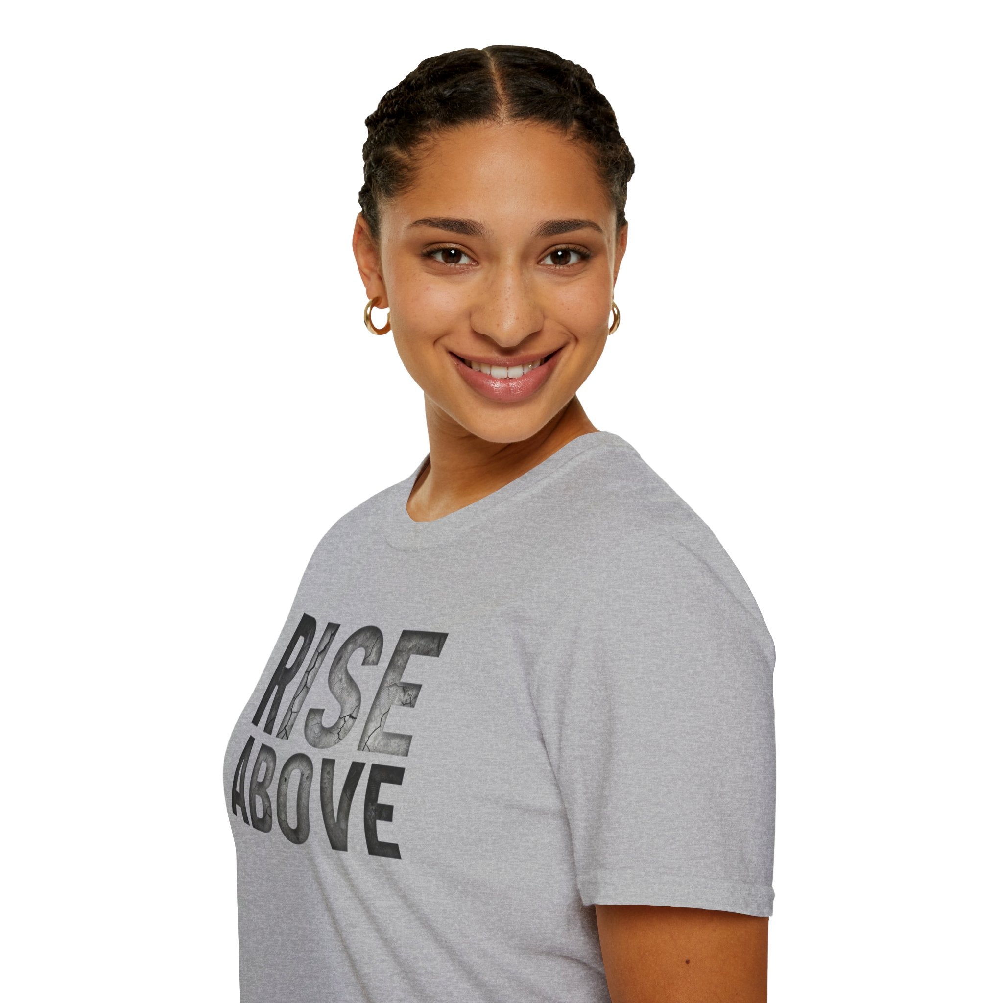 Rise Above T-Shirt — Motivational Graphic Tee