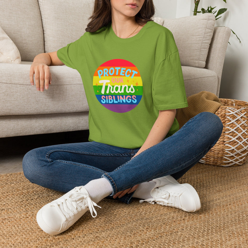 Protect Our Trans Siblings Pride Tree Las Vegas T-Shirt