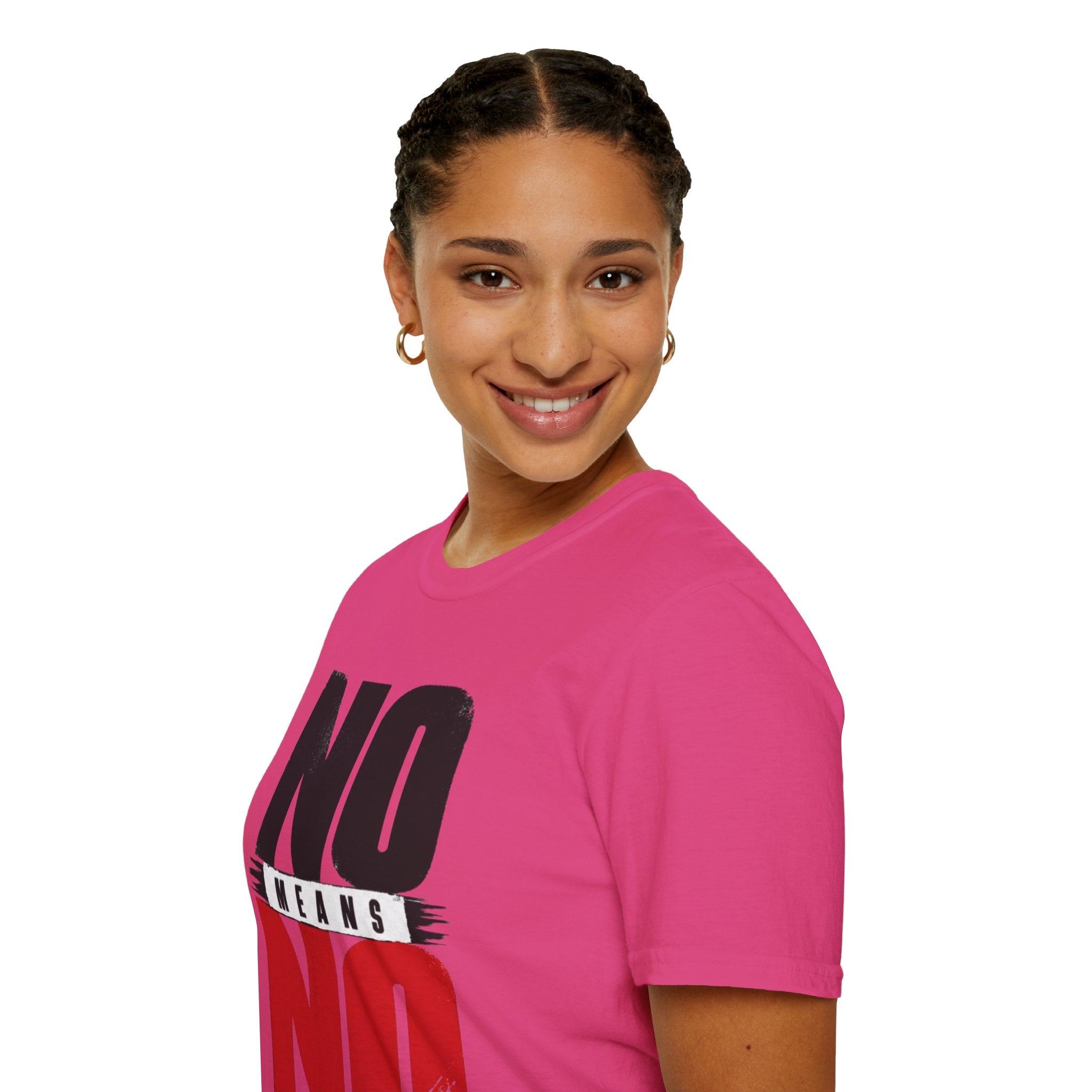 NO Means NO T-Shirt — Consent Awareness Graphic Tee